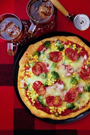 Bild på pizza