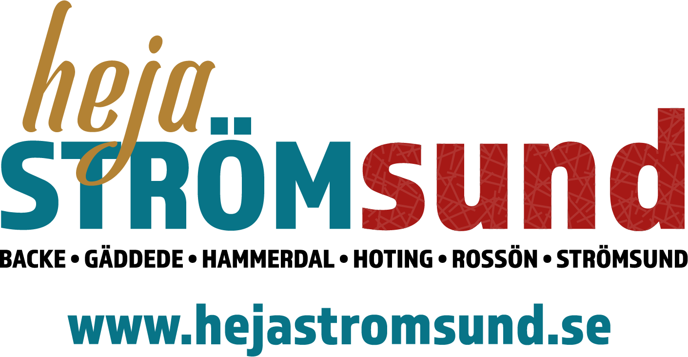 Logga med orden Heja Strömsund