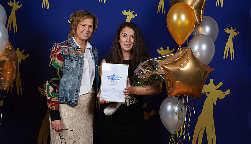 Årets nyföretagare Rebeckah Söderqvist och Catarina Espmark