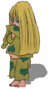 Dockan En femåring, bortskämd? Envis? Men söt!