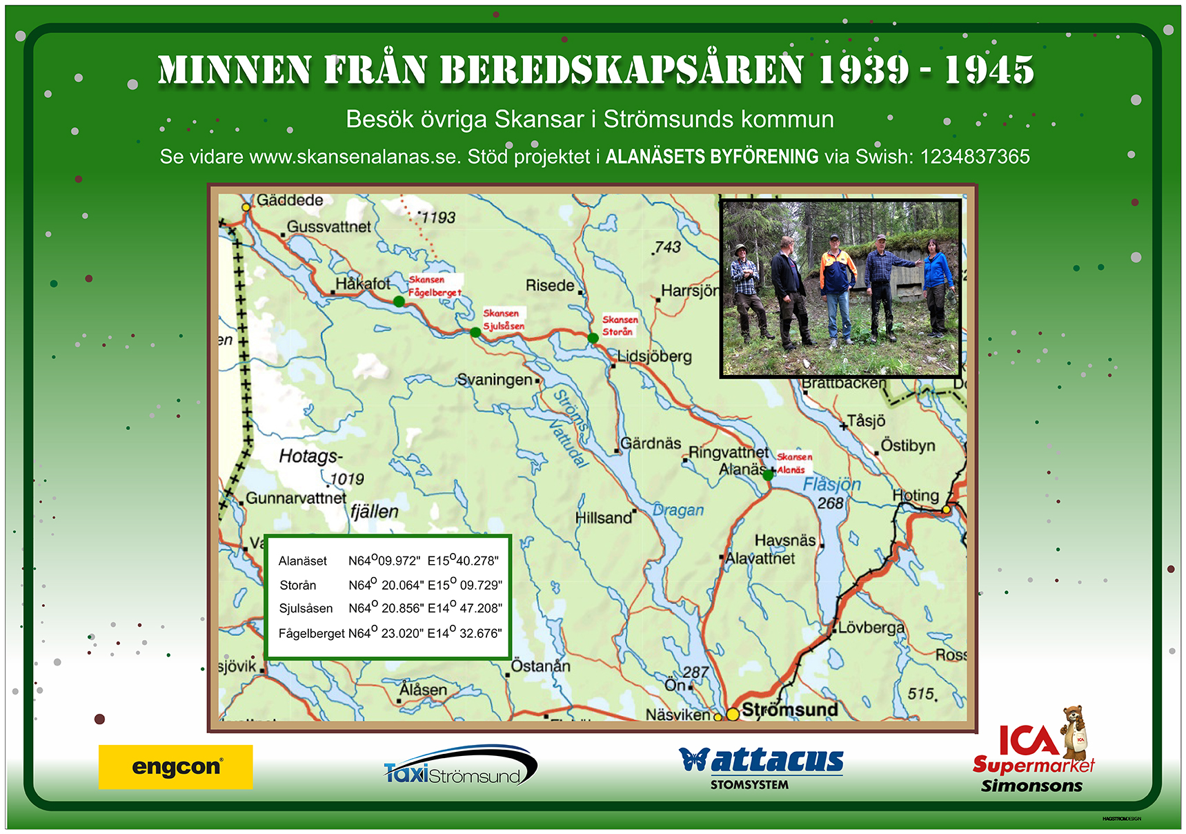 Militära skansar 1940–1945 - Strömsunds kommun