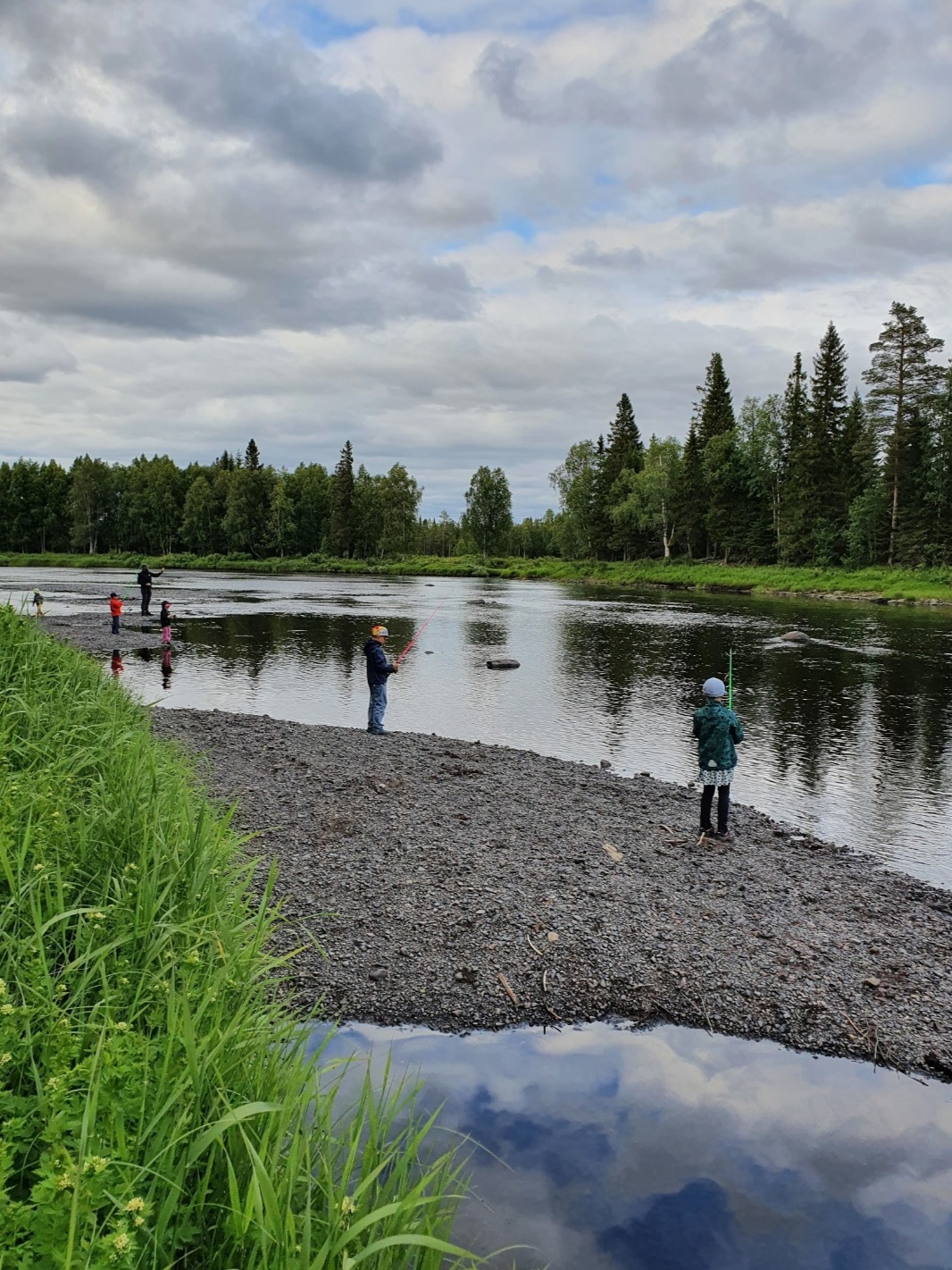 En härlig kväll vid Storån.