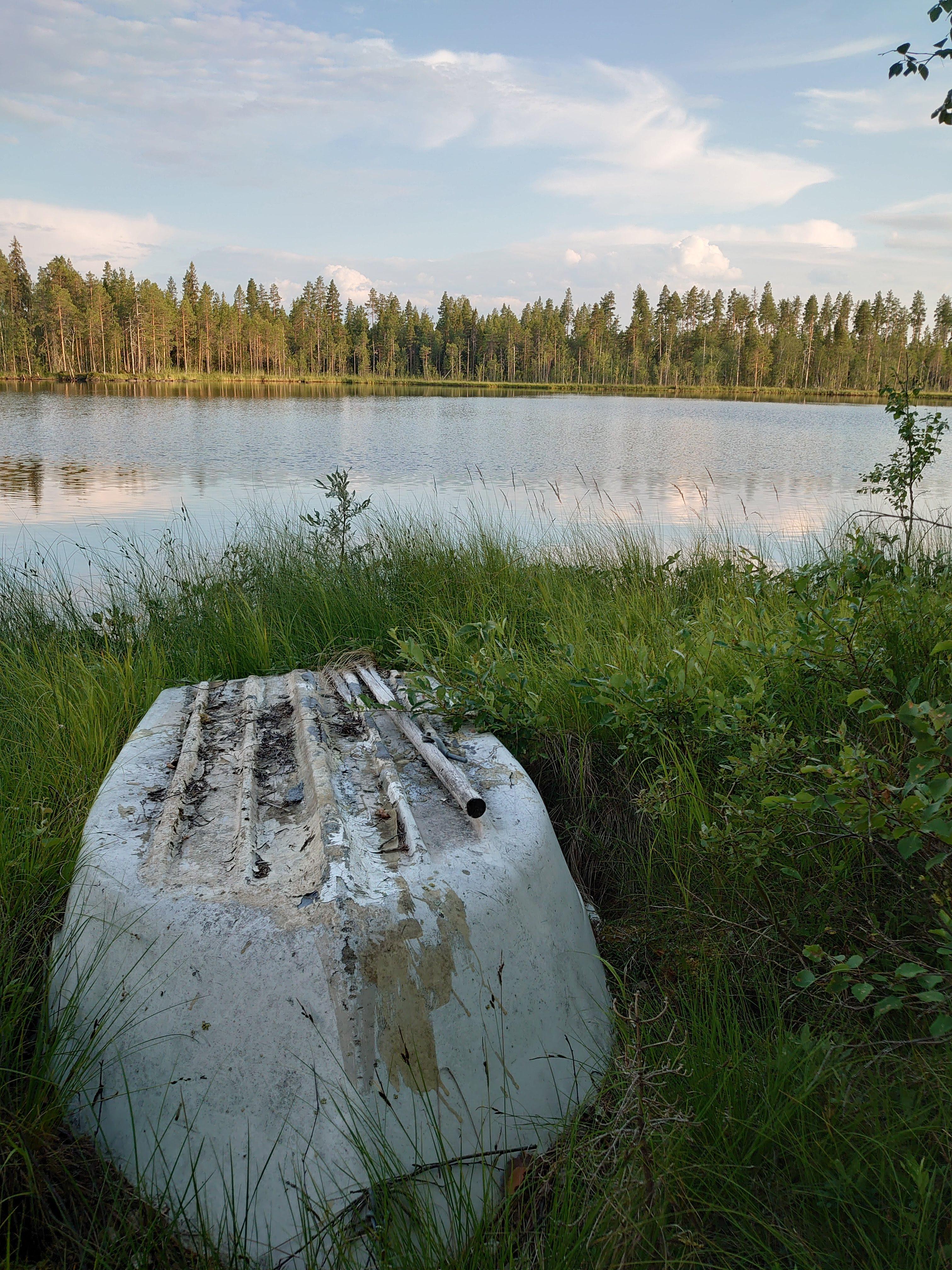 Båt vid Långtjärn, Gåxsjö FVO.