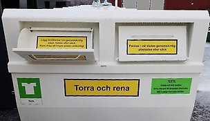 Textilsamlingsbehållare